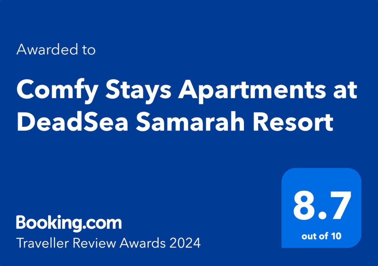 Comfy Stays Sea View Apartments At Deadsea Samarah Resort Sweimeh Dış mekan fotoğraf